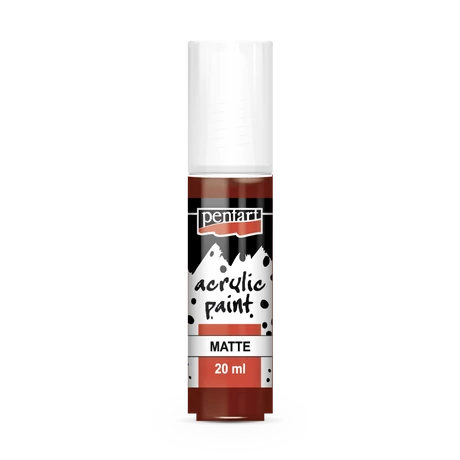 Pentart Matt akrilfesték, bordó, 20 ml
