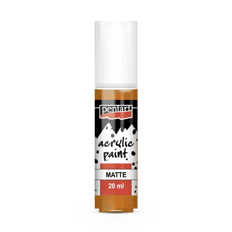 Pentart Matt akrilfesték, narancs, 20 ml