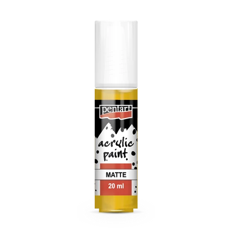 Pentart Matt akrilfesték, napsárga, 20 ml
