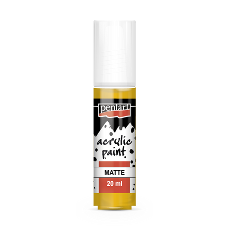 Pentart Matt akrilfesték, napsárga, 20 ml